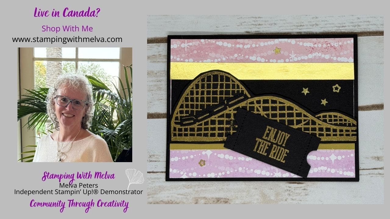 Live with Stamping With Melva - Stampin' Up!® Beach Boardwalk