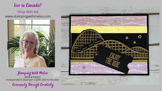 Live with Stamping With Melva - Stampin Up!® Beach Boardwalk