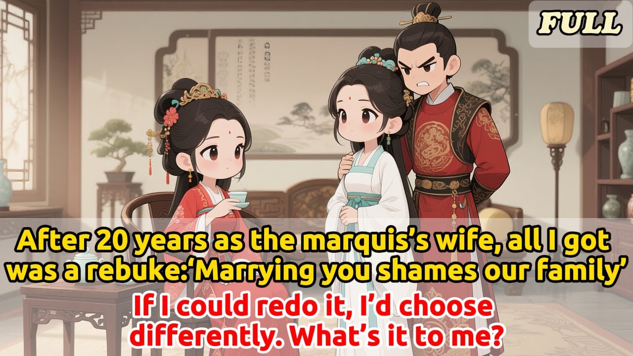 After 20 years as the marquis’s wife, all I got was a rebuke: 'Marrying you shames our family!'