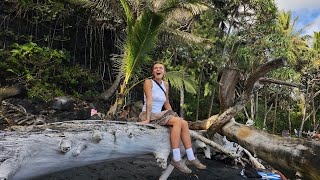 permaculture homestead in Hawaii, coconut love, eating from the land, community living