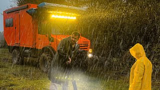 CAMPING IN HEAVY RAIN FOR 48 HOURS