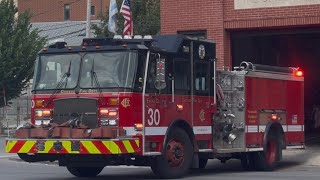 Chicago Fire Department Engine 30 Responding 