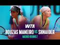 Jessica Bouzas Maneiro vs. Diana Shnaider | 2026 Madrid Round 2 | WTA Match Highlights