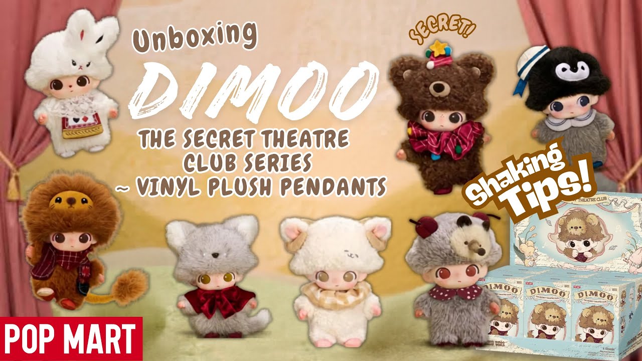 🎭 SECRET Hunting? Dimoo The Secret Theatre Club Vinyl Plush