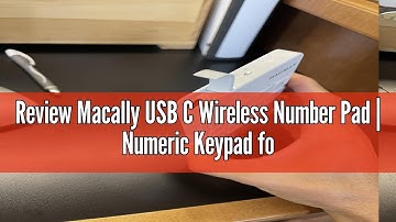 Review Macally USB C Wireless Number Pad | Numeric Keypad for Mac Macbok iMac | Wireless 10 Key for