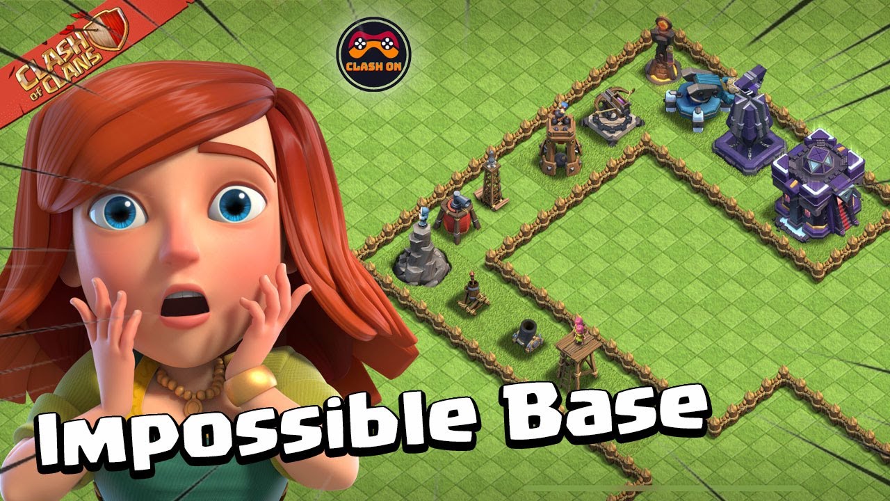Impossible Base Challenge Clash Of Clans - Clash On