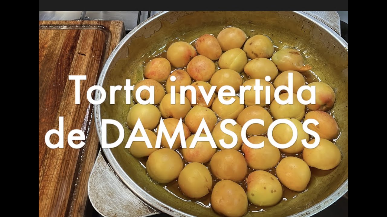Torta invertida de damascos