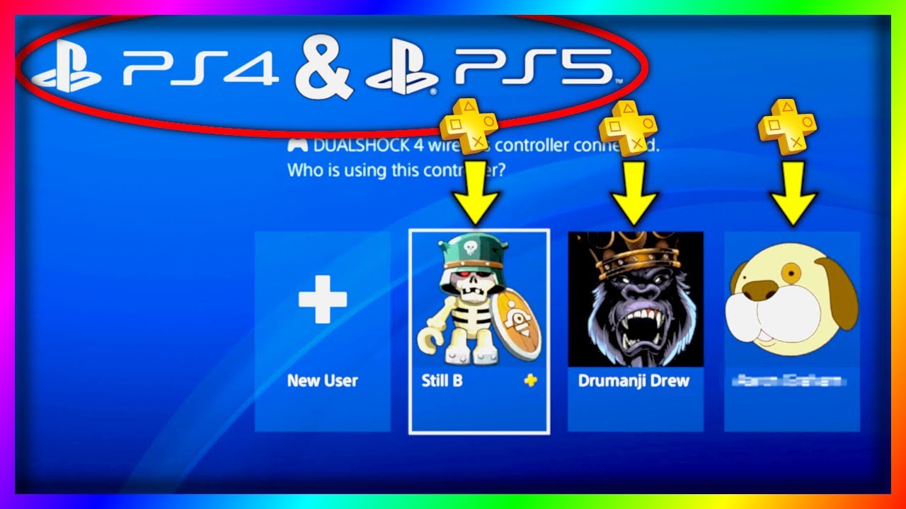 How to Sign Into Another PS4 using your PS4 Account (Share PS Plus) 