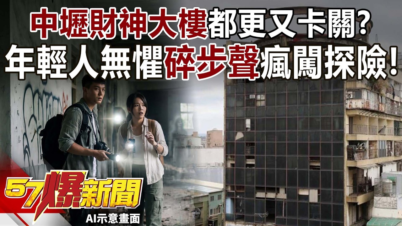 中壢財神大樓都更又卡關！ 年輕人無懼「碎步聲」瘋闖探險！-丁學偉 徐俊相《57爆新聞》20260206-5