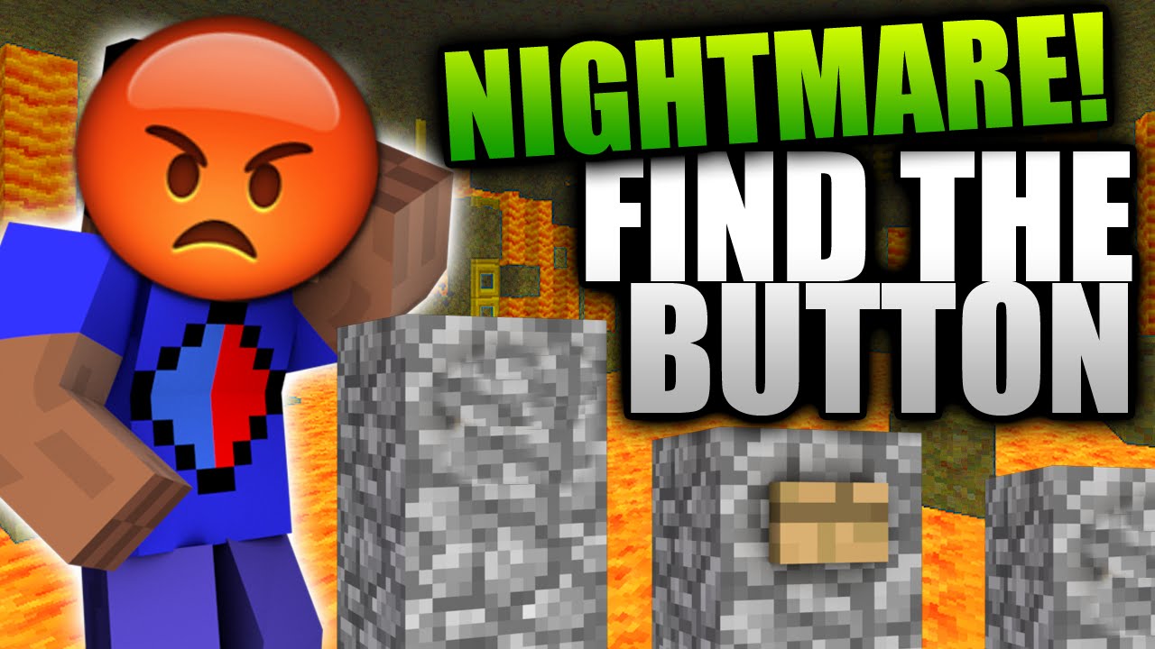 HARDEST MAP EVER?! - Minecraft FIND THE BUTTON Nightmare Edition Part 1 ...
