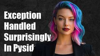 Exception handled surprisingly in Pyside slots