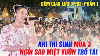 Phần 1 đêm giao lưu văn nghệ ngày 7/3: các thí sinh Ngôi Sao Miệt Vườn mùa 3 trổ tài