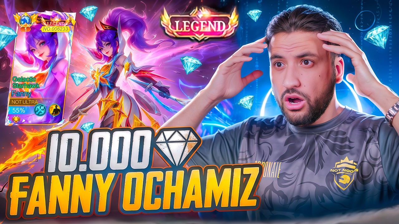 10 000 ALMAZGA FANNY LEGEND SKININI OLAMIZ 😳