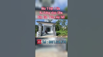 Đất Cần Giuộc Giá Rẻ| Nhà 1 trệt 1 lầu vừa hoàn thiện lô 2 đường nhựa.