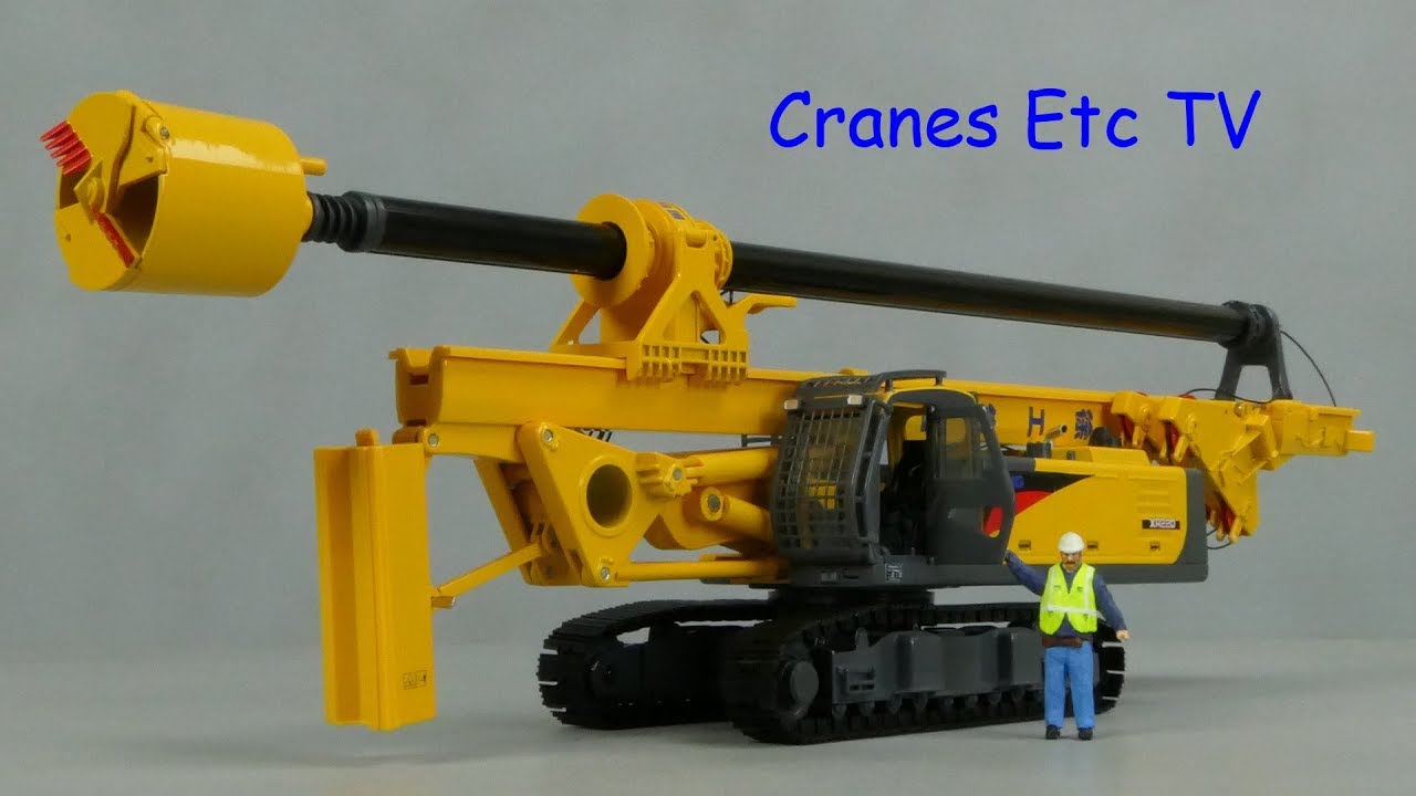 Yagao XCMG XR220 Rotary Drilling Rig by Cranes Etc TV