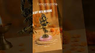 Brass Ganpati Idol | Auspicious Ganesh Murti for Prosperity &amp; Good Luck  #brassidol #luxeartisanship