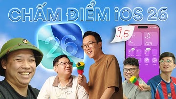 Chấm điểm các tính năng mới trên iOS 26: giao diện Liquid Glass chỉ 5 điểm vì quá rối 😠 (Khôi nói)