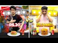 Cheap vs expensive food challenge  10 burger vs 1000 burger   as gaming