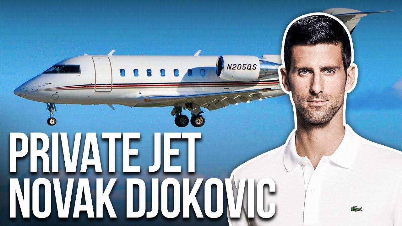 The Luxury PRIVATE JET Of Novak Djokovic - YouTube