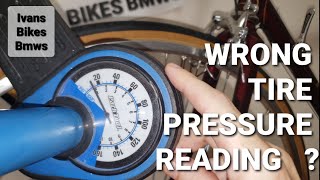 How To Get Your Bike Pump Pressure Gauge To Read Acuurate And Correct Tire Pressure!