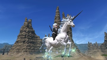 FFXIV: Unicorn Mount Unlocked! - Dropped From Quest "Unicorn Power"