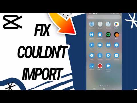 How Fix And Solve Couldn't Import On Capcut Video Editing App