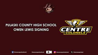 Owen Lewis Signing