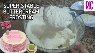 STABLE BUTTERCREAM ICING FOR BEGINNERS | Buttercream Frosting for Hot Weather | Recel Creates