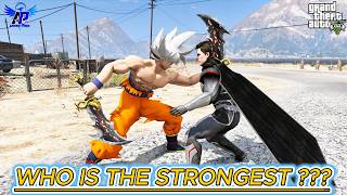 Can Goku Ultra Instinct Defeat The Dark Superman? | Epic Fight Simulation - GTA V screenshot 2