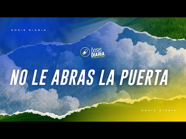 Dosis Diaria Roka : No le abras la puerta