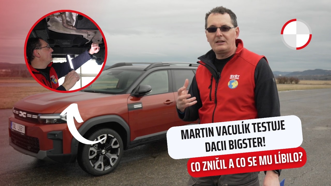 Martin Vaculík testuje Dacii Bigster. Co zničil a co se mu líbilo?
