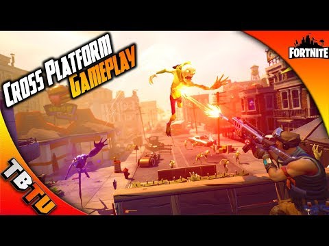 FORTNITE EARLY ACCESS CROSS PLATFORM GAMEPLAY! FORTNITE PC to XBOX CROSSPLAY!  Ark TagBackTV 