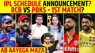 🔴Q&amp;A WITH YAARI: IPL SCHEDULE ANNOUNCED? RCB VS PBKS OPENING MATCH?