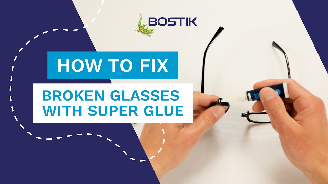 How to fix broken glasses with Fix & Glue Gel