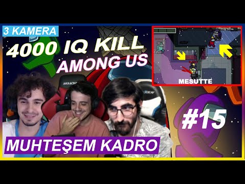 4000 IQ KİLL! | 3 KAMERALI EĞLENCELİ OYUNLAR | THALDRİN EKİPLE AMONG US OYNUYOR #15