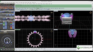 Matrix 9 - Anello Eternity Parametrico