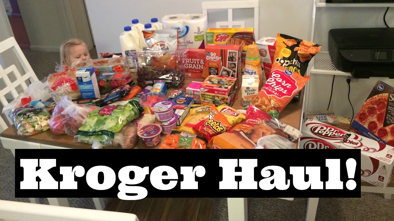 Kroger Grocery Haul! - YouTube