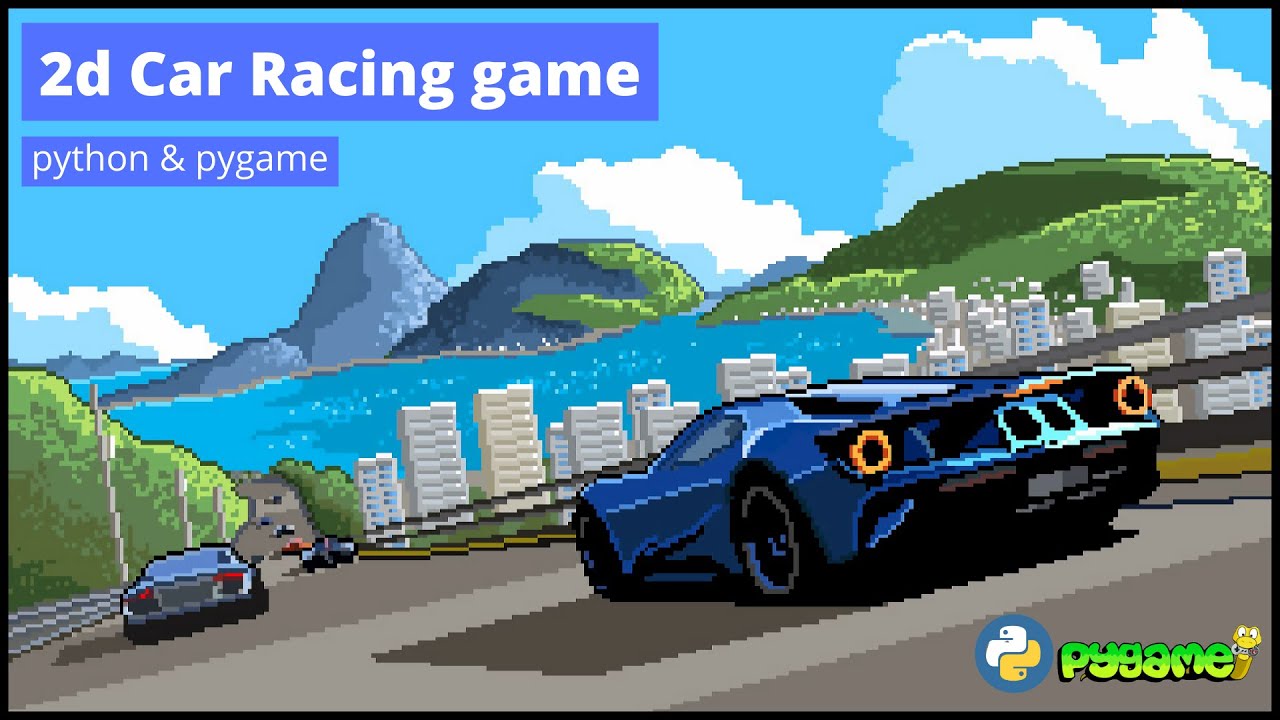 Car Racing Game | python & pygame | #shorts #ytshorts @pyGuru - YouTube