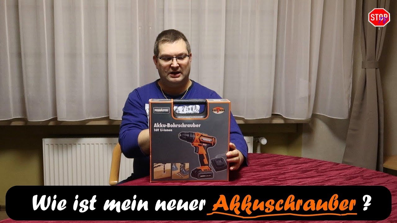 Akku-Bohrschrauber Primaster PMAS16-2 vom Globus Baumarkt