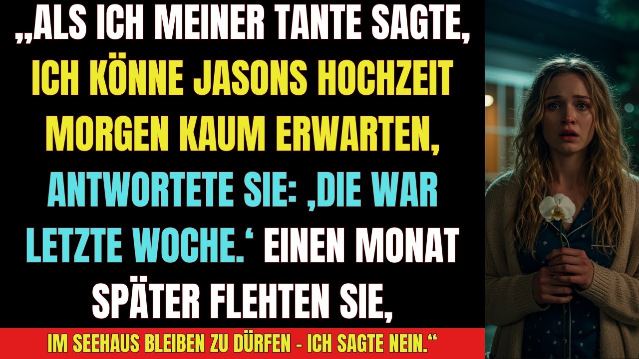 „Ich sagte voller Freude: ‚Morgen ist die Hochzeit‘ – ihre Antwort ließ mich erstarren“