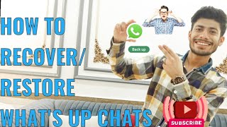 How to Restore Deleted What's up Chats,picture, and Video On your Smartphone |Sindhi Language|