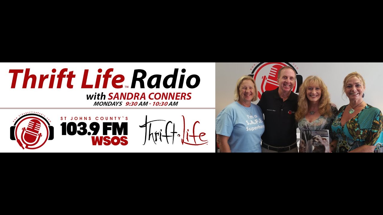 Fab Finds Thrift•Life™ Radio with Sandra Conners 103 9 FM WSOS S1 E6 08 15 2016