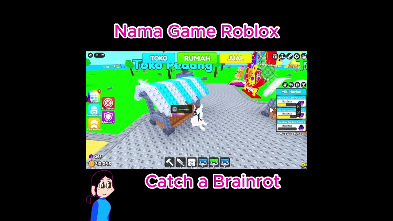 Serang dan Tangkap Brainrot seperti Pokemon - Catch a Brainrot Roblox