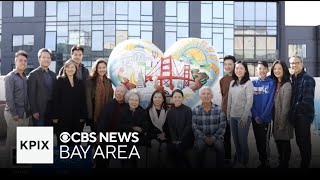 Artist pays tribute to her hometown by designing 'Heart of San Francisco' sculpures