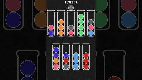 Ball sort puzzle level 13 #shorts #ballsortpuzzle