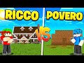 CASA RICCA vs CASA POVERA su MINECRAFT!!😲