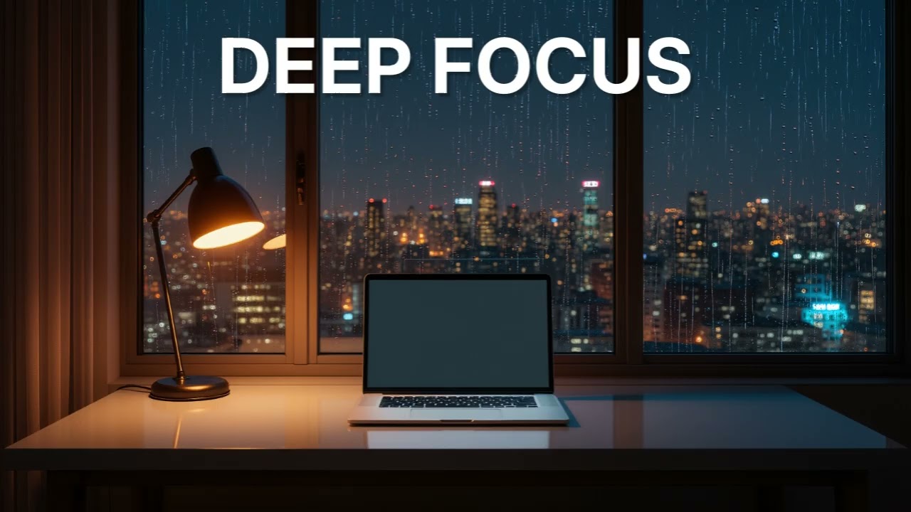 Rainy Night LoFi 🌧️ Late Night Study Music | Deep Focus Session