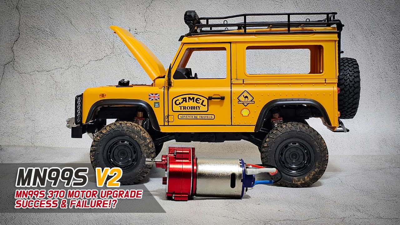 Rccars / mn99s v2 370 모터업그레이드 성공일까 & 실패일!? / mn99s 370 motor upgrade ...