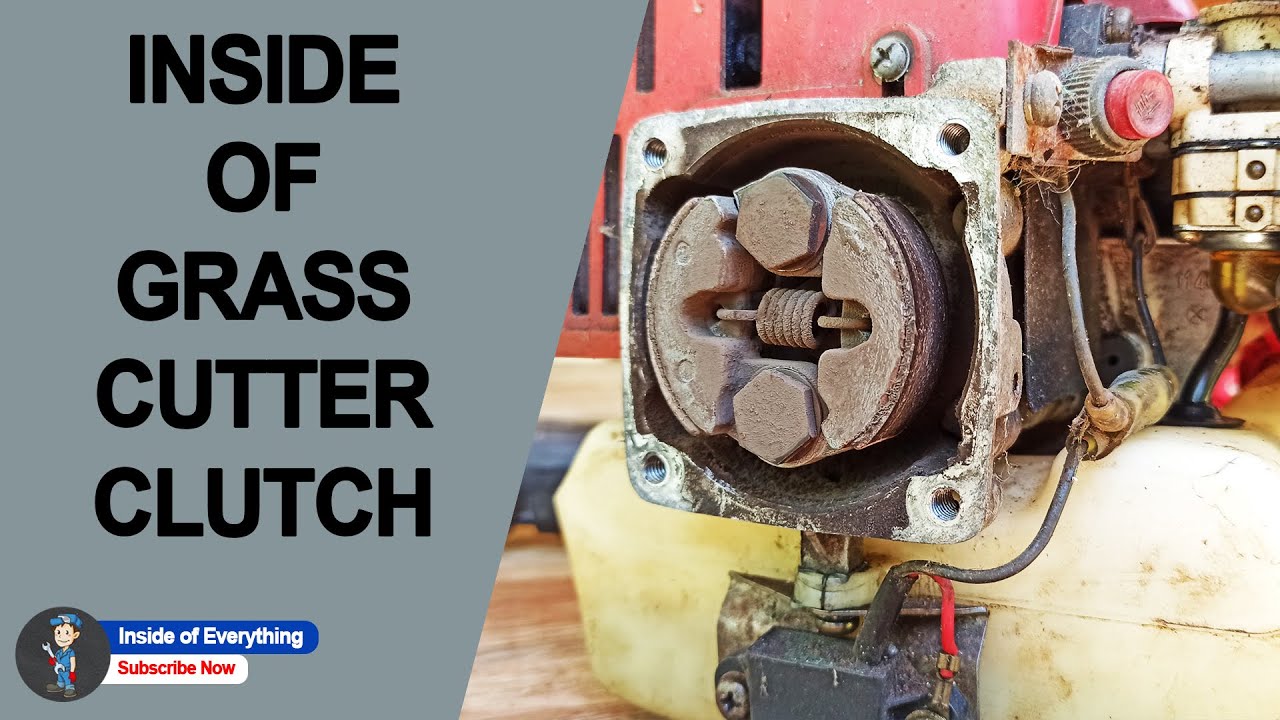 Inside of Grass Cutter Clutch The Simple Clutch Mechanism of Two