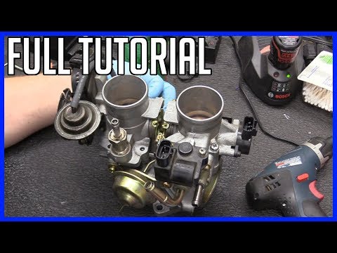 How to Service Throttle Body Housing and Plates Toyota Highlander V6 3.0 2001-2007